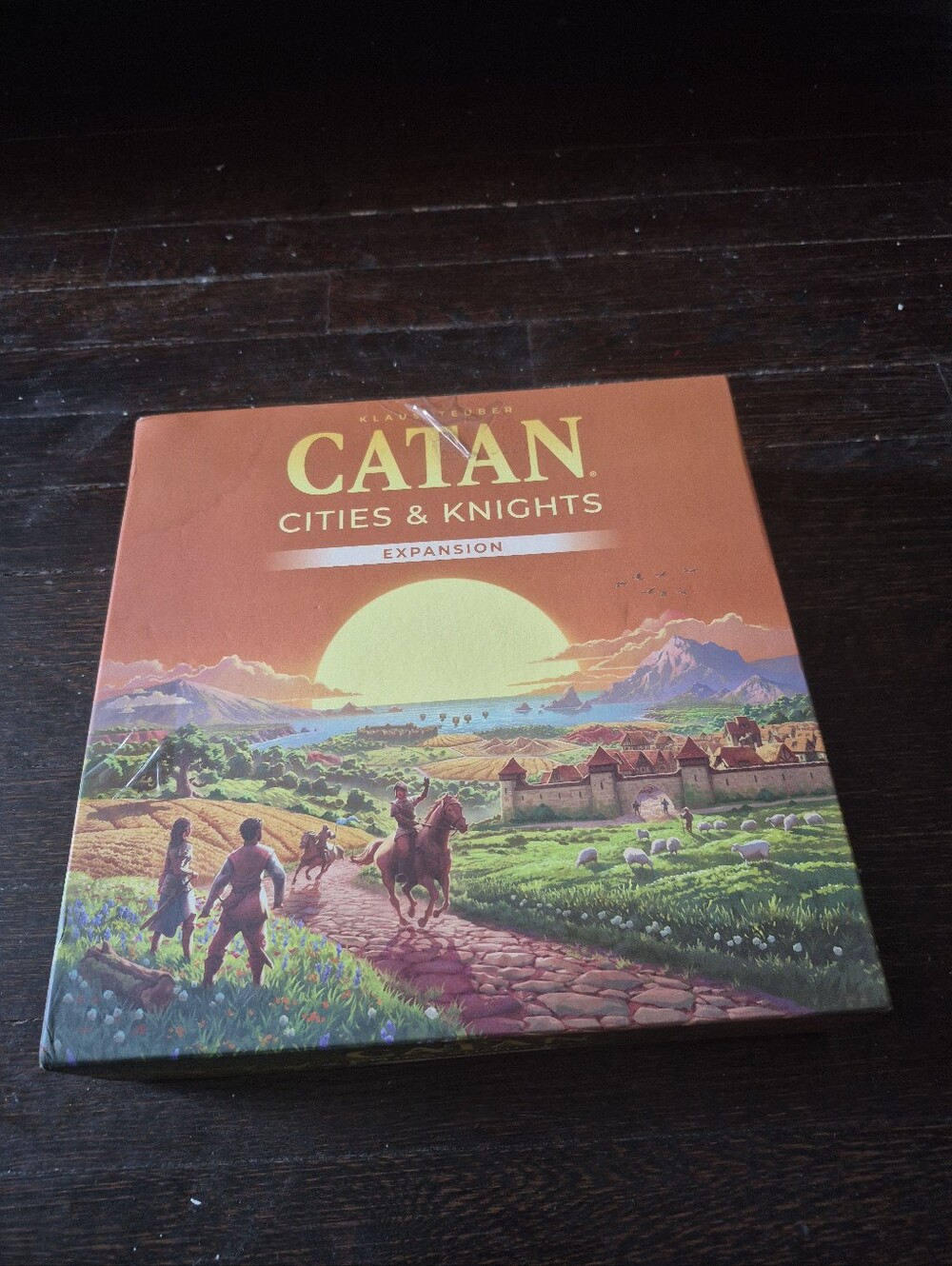 Settlers for Catan: Cities & Knights expansion Open Box